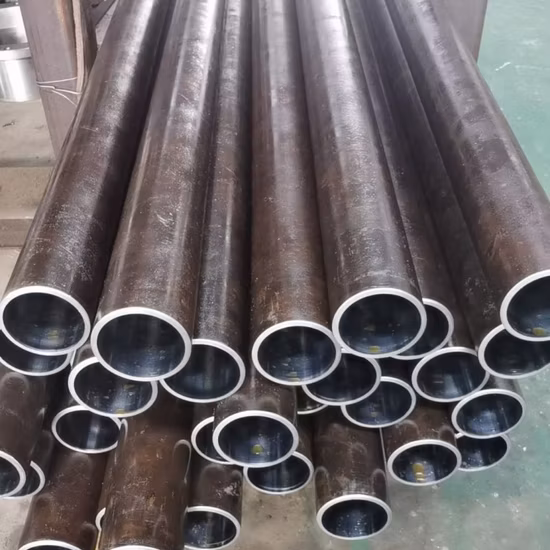 유압 실린더용 냉간 압연 이음매 없는 접지 탄소강 튜브 St52 E355